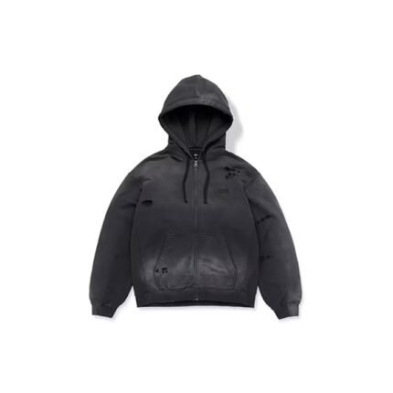BTS ARIRANG Tour Distressed Heavyweight Zip-Up Hoodie