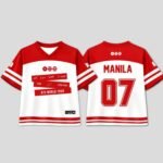 BTS ARMY Manila World Tour Red Jersey Shirt