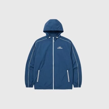 BTS Arirang Keep Swimming Blue Windbreaker Jacket