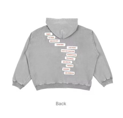 BTS Arirang World Tour Gray Zip-Up Hoodie