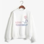 BTS Love Yourself Candy Color Sweater – Oversized Kpop Crewneck