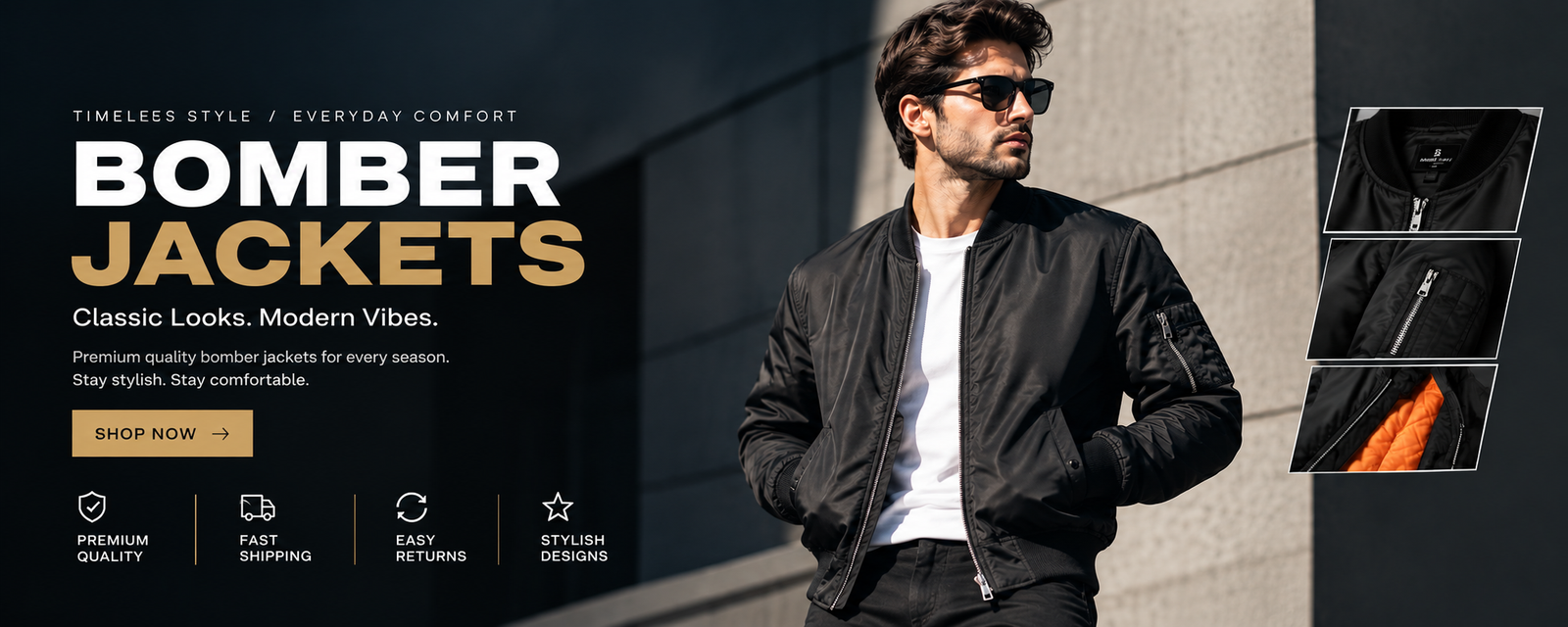 Bomber Jacket Banner