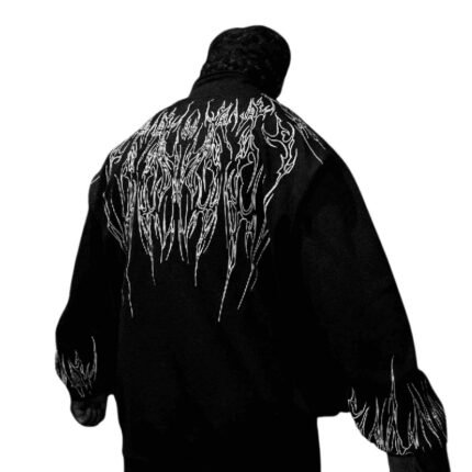 Breathe Divinity Voidwalker Oversized Zip-up Jacket [VOID BLACK]