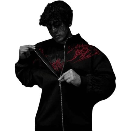 Breathedivinity Voidwalker Oversized Zip Jacket
