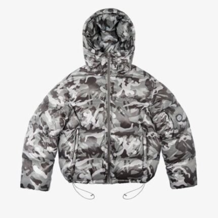 Broken Planet Fur Jacket Snow Camo