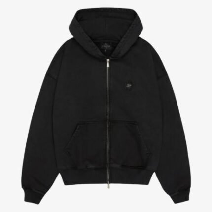 Broken Planet Zip Up Jacket Black