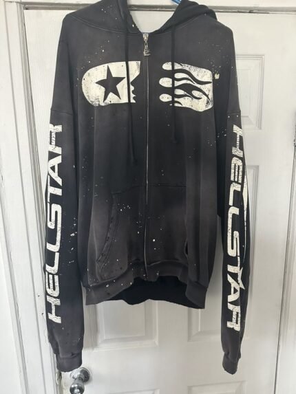 HELLSTAR STUDIOS ZIP UP HOODIE