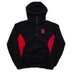 Hellstar Black Red Zip Up Windbreaker Jacket XS Sample