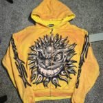 Hellstar Sun Zip Up Jacket