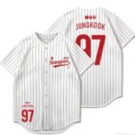 Jungkook 97 Pinstripe Jersey – Kpop Outfit