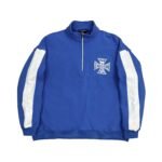 Mixed Emotion Blue “Quarter” Zip Jacket