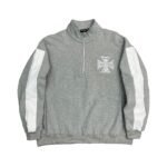 Mixed Emotion Grey “Quarter” Zip Jacket