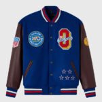 OVO Harlem Globetrotters Varsity Jacket - Blue