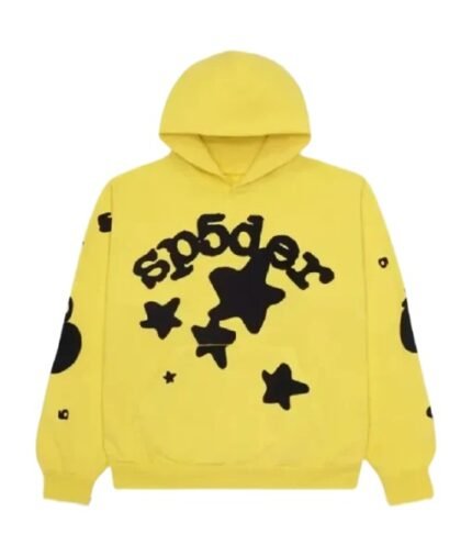 Sp5der Beluga Hoodie Sp5 Black Gold Logo